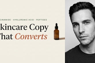 write cosmetics and skincare product descriptions that actually sell