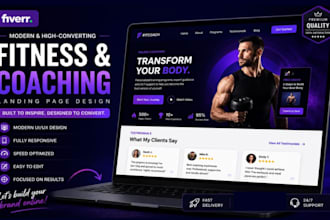 build a high converting fitness and coaching landing page that gets you clients