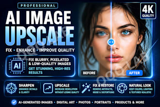 edit ai fotos, correction, enhacement etc