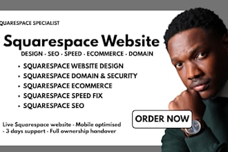 design and fix your squarespace website SEO mobile layout and squarespace store