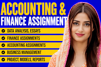 do financial management project, accounting, task, finance, budgeting, assigned