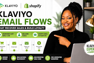 set up klaviyo abandoned cart email flow and shopify email automation