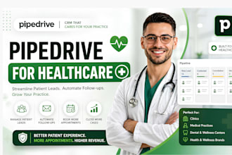 setup pipedrive healthcare CRM automation for clinics and medical practices