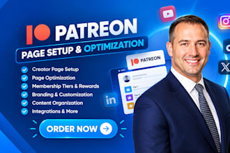 complete patreon page setup and management to attract subscriber