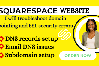 fix dns, SSL, domain transfer and squarespace connection errors