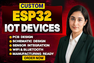 design esp32 pcb schematic and layout for iot devices