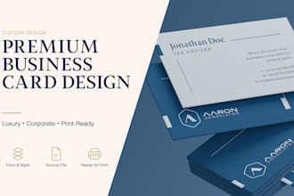 design a modern minimalist business card