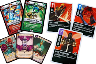 card game art trading card game board game design tarot card game playing cards