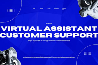 be your bilingual virtual assistant and customer support specialist