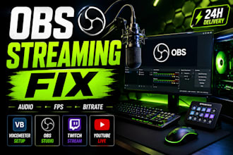 professionally setup and optimize obs studio for streaming