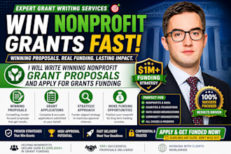write winning nonprofit grant proposal and apply for grants funding