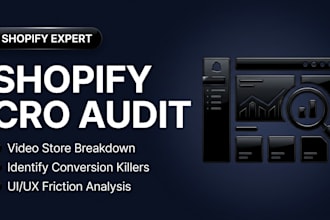 do an expert shopify cro audit to identify why you have no sales