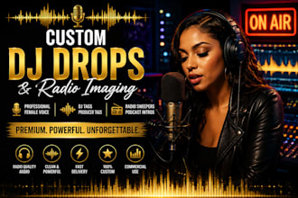 record professional female dj drops and afrobeats producer dj drop tags in 24h