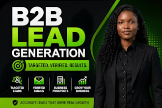 do b2b lead generation email list and lead building to targeted business