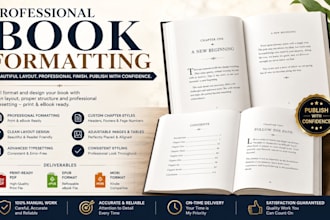 do book formatting, book layout design, book cover design, adobe book indesign
