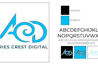 design a corporate branding identity and geometric logo