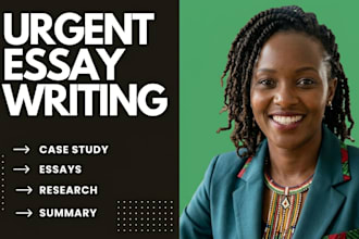 urgent essay writing as an essay writer