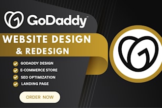 godaddy design, redesign and develop godaddy websites on godaddy website builder