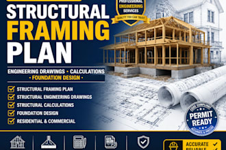 structural framing plan engineering drawings structural calculations