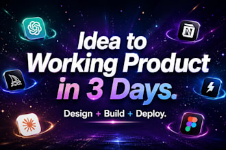design and build your startup mvp prototype using ai in 3 days