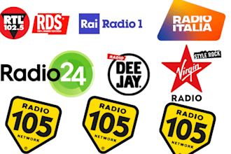 do exclusive music airplay and promote on italian radio stations