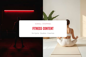 create scroll stopping instagram content for your gym or fitness brand