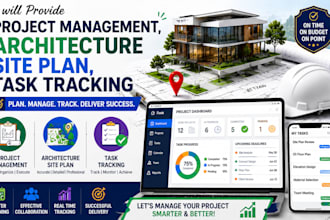 provide project management architecture site plan task tracking