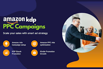 setup and manage amazon ads ppc campaigns, amazon kdp ebook marketing