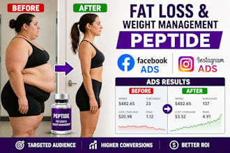 run facebook and instagram ads for wellness fitness and weight management brands