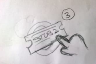 sketch a draft of your logo