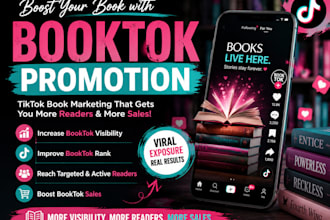 booktok promotion, tiktok book marketing and boost ebook sale