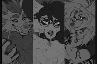 draw your furry, fursona in nsfw or sfw