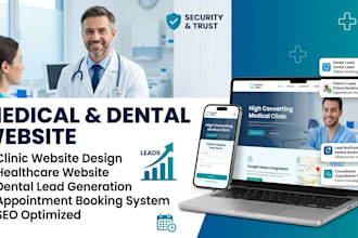 medical website healthcare dental website clinic website dental lead generation