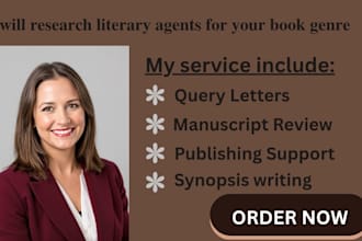 research literary agent for your book genre
