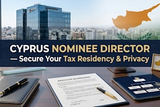 provide cyprus nominee director services for local company tax residency