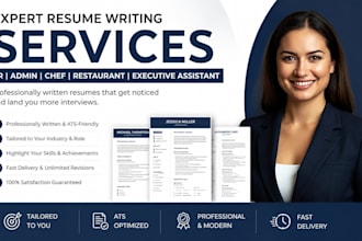do administrative, chef, restaurant, executive assistant resumes