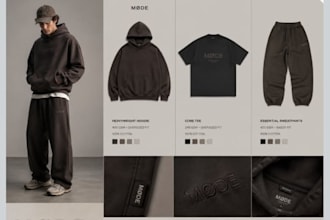 design b2b catalog loobook for streetwear garment gear wholesale clothing brands