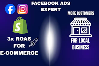 setup facebook ads for shopify and local business