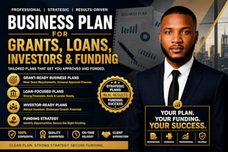 business plan for grants loans investors and funding