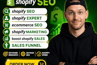 shopify seo shopify expert ecommerce shopify marketing boost shopify sales funne