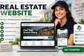 build real estate website realtor website idx mls wordpress website