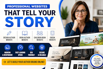 design author website, book author website, children book website, ebook website