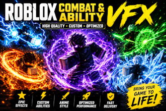 make stunning roblox anime combat vfx
