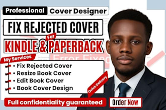 fix book cover, resize book cover, edit and fix rejected book cover