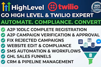 complete your gohighlevel a2p 10dlc registration and twilio verification ghl a2p