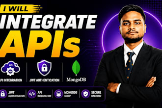 integrate API, jwt authentication and mongodb
