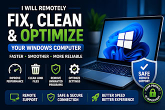 remotely fix, clean and optimize your windows computer