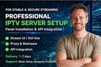 create an automated, iptv customer management, and billing system