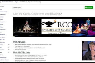 create, design and setup canvas lms online course, elearning website and course