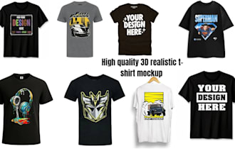 create 3d clothing mockups for t shirts, hoodies and apparel